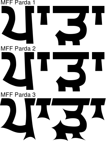 MFF Parda font gurmukhi free download