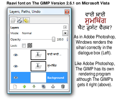 Modhera - Gujarati-style Gurmukhi font - free download